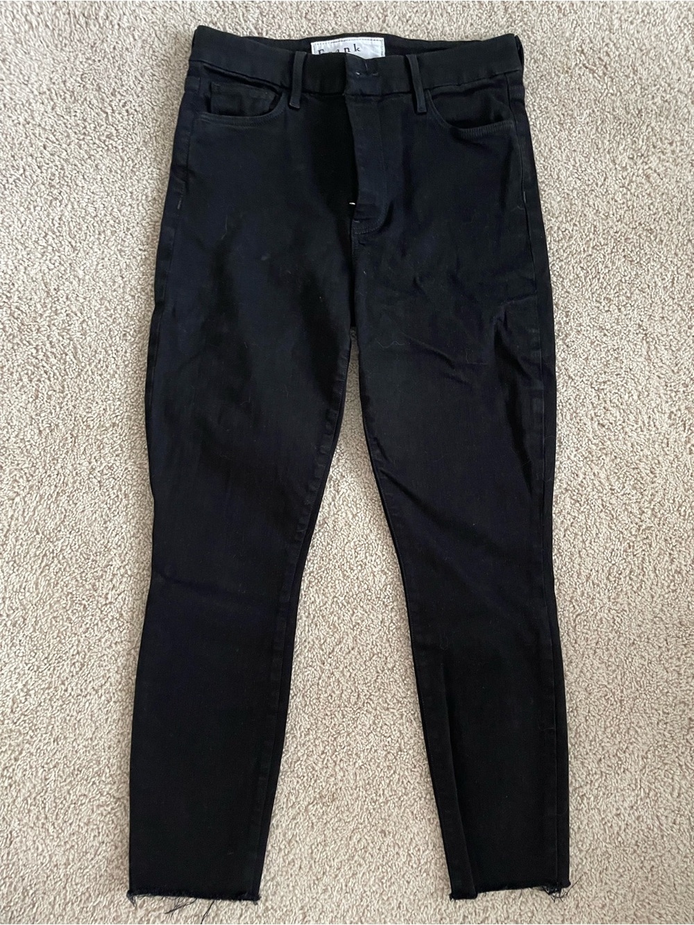 Frank & Eileen Black High-Rise Jeans